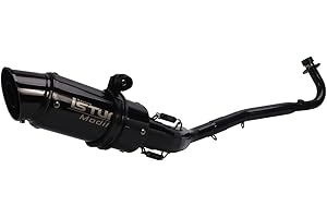 ISTUNT YOSAYUSA Motorcycle Full Exhaust System Midpipe Tailpipe Slip on for KAWASAKI Z125 Z125 PRO 2013 2014 2015 2016 2017 2018 2019 2020 2021 2022 2023