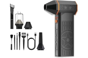 2026 Upgrade 5000W Snow Blower - Portable Car Snow/Dust Remover with Efficient Turbine Tech, Long Range for Car Windshield De