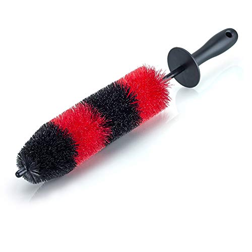 Premium Wheel /Rim Cleaning Brush Long Soft Bristle,Car Wheel Brush,Rim Tire Detail Brush,Multipurpose use For Cleaning Wheels,Rims,Exhaust Tips,Motorcycles,Bicycles, Grills,Engine (CCS-001) - Thumbnail 6