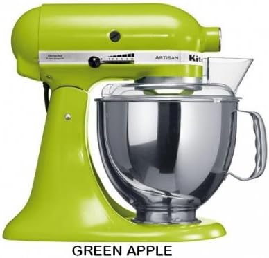220 Volt Overseas KitchenAid 5 Qt. 4.7 Liters Artisan Mixer KSM150 Stand Mixer (Green Apple)