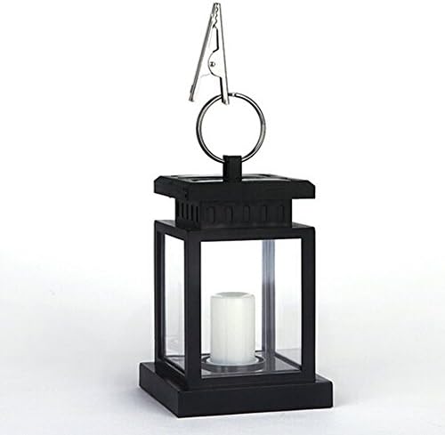 WSMY Solar light LED Candle Solar Panel Lamp Outdoor Hanging Umbrella Lantern for Garden Patio Yard Lawn Landscape Camping Decoration &amp; Lighting (Candle Solar Lamp)