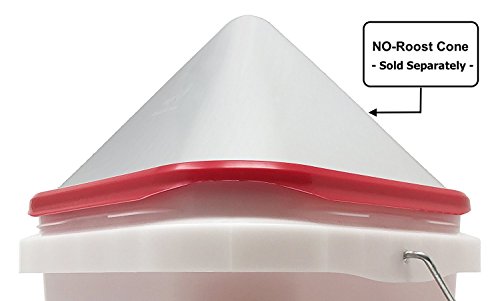 2 Gallon Chicken Waterer - Horizontal Nipple Setup (4 Nipple Corner)