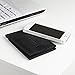 Rachiba Leather Bifold Wallet With Money Clip - Black Genuine Leather Wallet