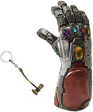 Iron Man Infinity Gauntlet with Free Bonus Stormbreaker Keychain | Avengers Endgame Costume Ironman, Hulk, Thanos