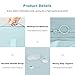 Mossio Hanging Toiletry Bag - Large Cosmetic Makeup Travel Organizer for Men & Women with Sturdy Hook (Light Grey Flower)