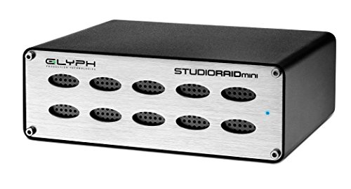 Glyph Studio RAID Mini SRM4000B 4TB External Hard Drive RAID 0 or 1 (USB 3, FW800, eSATA)
