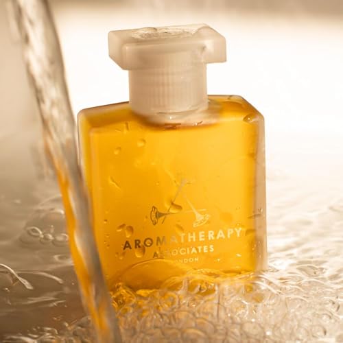 Aromatherapy Associates Bath and Shower Oil, Luxury Spa, Natural Bath, Bath Oil, Vegan, Cruelty Free, Environment Friendly (55 ml (Pack of 1), De-Stress Mind Bath and Shower Oil)