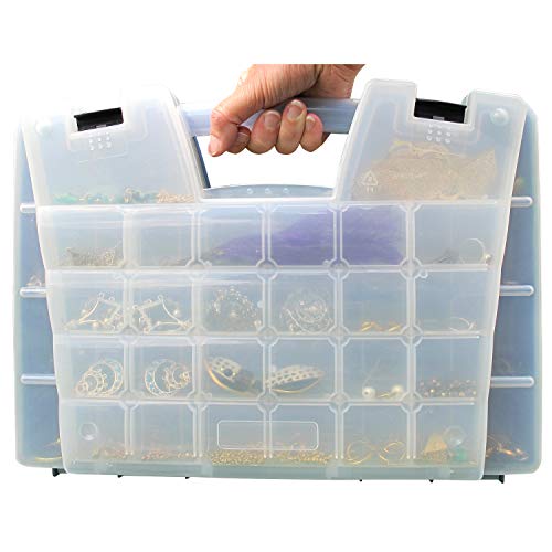 AkroMils 06118 Multi Compartment Hardware and Crafts Portable