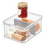 iDesign Plastic Crisp Divided Fruit and Vegetable