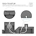AhaStyle 3 in 1 Charging Stand Silicone Desktop Dock Holder [Chargers NOT Included] Compatible with Apple Watch, AirPods Pro/AirPods / AirPods 2 and All iPhone Models(Dark Grey)