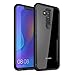 Huawei Mate 20 Lite Case, Ultra Hybrid Heavy Duty Transparent Clear Phone Case for Huawei Mate 20 Lite, Shockproof Protective Phone Cases with Air Cushion Protection Technology (Black)