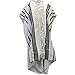 Black & Gold 100% Wool Kosher Tallit Prayer Shawl Made by Mishcan Hathelet (size 55 - (51 inches x 73 inches))