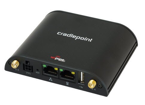 Cradlepoint IBR600LE-VZ-PWD 4G LTE (USA)/3G CDMA Cellular Router with GPS-WiFi Verizon Certified