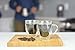 GROSCHE Turin Double Wall Glass Espresso Cups with Ergonomic Handles - Insulated Glass Cappucino Mugs - Clear Mug - Double Walled Latte Cup - Espresso Mugs (4.75 fl oz - Set of 2)