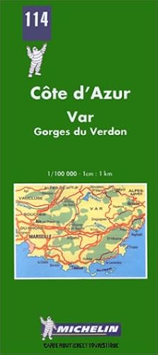Download Carte routière : Côte d'Azur - Var, N° 114 PDF