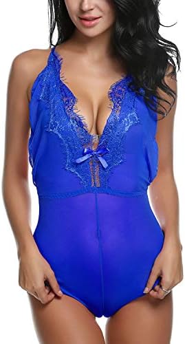 KISSGALS Women Sexy Lingerie Lace Chemise Floral Nightgowns Outfits