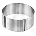 Yoofor Adjustable Stainless Steel Cake Ring 6-12 inch