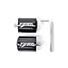 Krator Black Bar Ends Logo Hand Grip Handlebar End Caps For 2003-2012 Kawasaki ZX6R-636