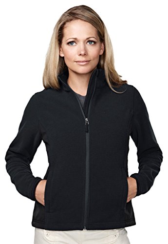 Tri-mountain Womens 100% Polyester Knit Fleece Jacket. 7632 - BLACK/BLACK_M Tri-mountain Womens 100% Polyester Knit Fleece Jacket. 7632 - BLACK/BLACK_M