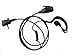bestkong Two-Way Radio Earpiece Headset Mic for Yaesu Vertex Standard VX-230 VX-231 VX-298 VX-350 VX-351 VX-180 EVX-531 Walkie Talkie G-Shape Headphone Earhook