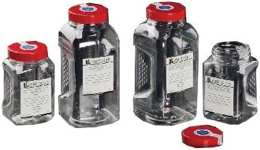 Deltalab 282341 Sterile Jar For Water Sampling with Thiosulfate, 1000 mL (Pack of 48)