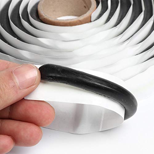 Butyl Round Cord Tape 8 Mm X 8 M Butyl Tape Black Butyl Rubber - View #2