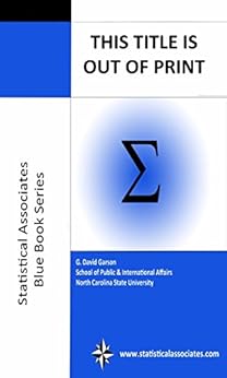 Partial Correlation: Out of Print, Replaced by Mediation & Moderation: Do not buy this version (Statistical Assoicates Blue Book Series 29) by [Garson, G. David]