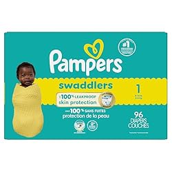 Pampers Baby Diapers - Swaddlers - Size 1, 96