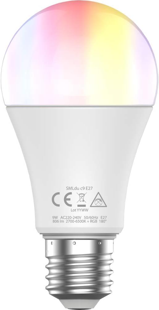 SmartHome Telekom LED Light Bulb E27 Coloured, White - Image 3