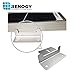 Renogy 2 Sets Solar Panel Mounting Z Brackets Lightweight Aluminum Corrosion-Free Construction for RVs, Trailers, Boats, Yachts, Wall and Other Off Gird Roof Installation, 2 Count