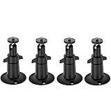 Arlo Camera Mounts (4 pcs Metal-Body/Shaft Black)