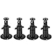 Arlo Camera Mounts (4 pcs Metal-Body/Shaft Black)