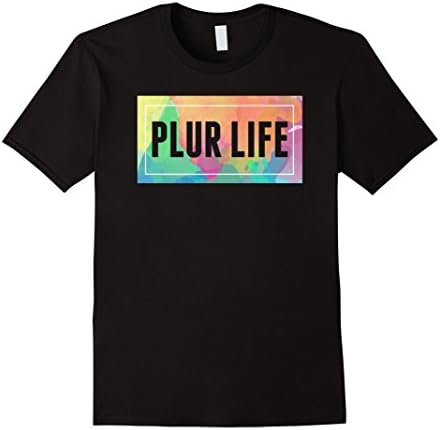 Mens Plur Life EDM Concert T-Shirt XL Black