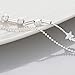 Bestjybt Little Star Silver Plated Chain Ankle Bracelet Barefoot Sandal Beach Foot Jewelry