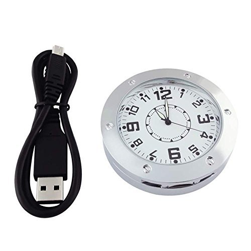fannuoyi Security Camera Clock Video Recorder Cam Sound Motion Detector Mini DVR Nanny Cam