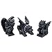 2.75 Inch Miniature Gargoyles Statue Figurines, Set of Three