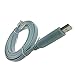 USB Console Cable, USB to RJ45 Cable for Cisco Routers/AP Router/Switch/Windows 7, 8, 10/Vista/MAC/Linux (6ft, Blue)