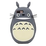 iPhone 7 Plus Case, MC Fashion Lovely 3D Cute Japanese Cartoon Totoro Soft Silicone Protective Case for Apple iPhone 7 Plus (2016) and iPhone 8 Plus (2017) (Totoro)