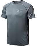 TM-MTS03-DGZ_Medium j-L Tesla Men's HyperDri Short Sleeve T-Shirt Athletic Cool Running Top MTS03