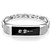 VOMA for Alta HR Bands Alta Bands for Women Men, Stainless Steel Alta Fit bit Bands Alta Bands Alta Replacement Bands Wristbands Small Large Bangle Silver