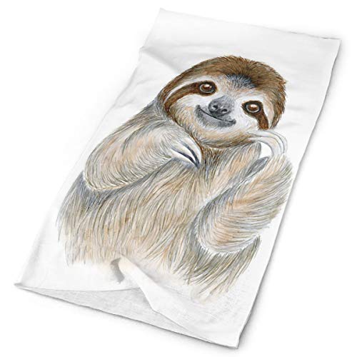 Headband Sloth Painting Baby Animal Outdoor Scarf Mask Neck Gaiter Head Wrap Sweatband Sports Headwear