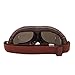 Peicees Vintage Helmet Goggles Motorcycle Goggles Bike Motorcross Pilot Goggle