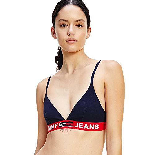 Tommy Hilfiger Bralette Femme Stretch, Bleu (Desert Sky), L