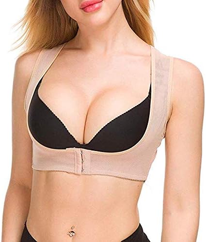Aispark Chest Brace Up for Women Posture Corrector Shapewear Tops Back Vest Breast Support