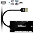 CableDeconn 4-v-1 Multifunkční Displayport Na Hdmi/Dvi/Vga