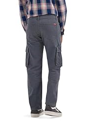 Wrangler Authentics Boys' Cargo Pant, Pewter, 6 Slim