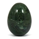Moss Agate Crystal Egg