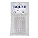 BQLZR Silver 12Ga 1.5 Inch Stainless Steel Dispensing Adhesive Glue Industrial Dispensing Blunt Needle Pack of 12