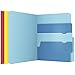 Pendaflex Divide It Up File Folders, Letter Size, Assorted Colors, 12/Pack (10773)
