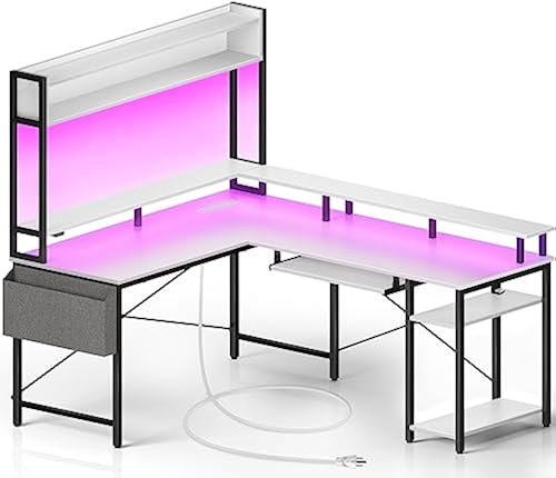 Rolanstar L Shaped Gaing Desk Con Cajón, Power Costa Rica | Ubuy - View #3